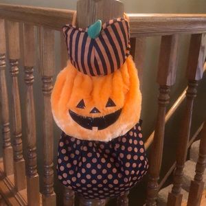 Pumpkin dog costume medium Halloween